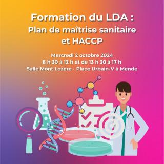 Plan de maîtrise sanitaire et HACCP le mercredi 2 octobre (7h)